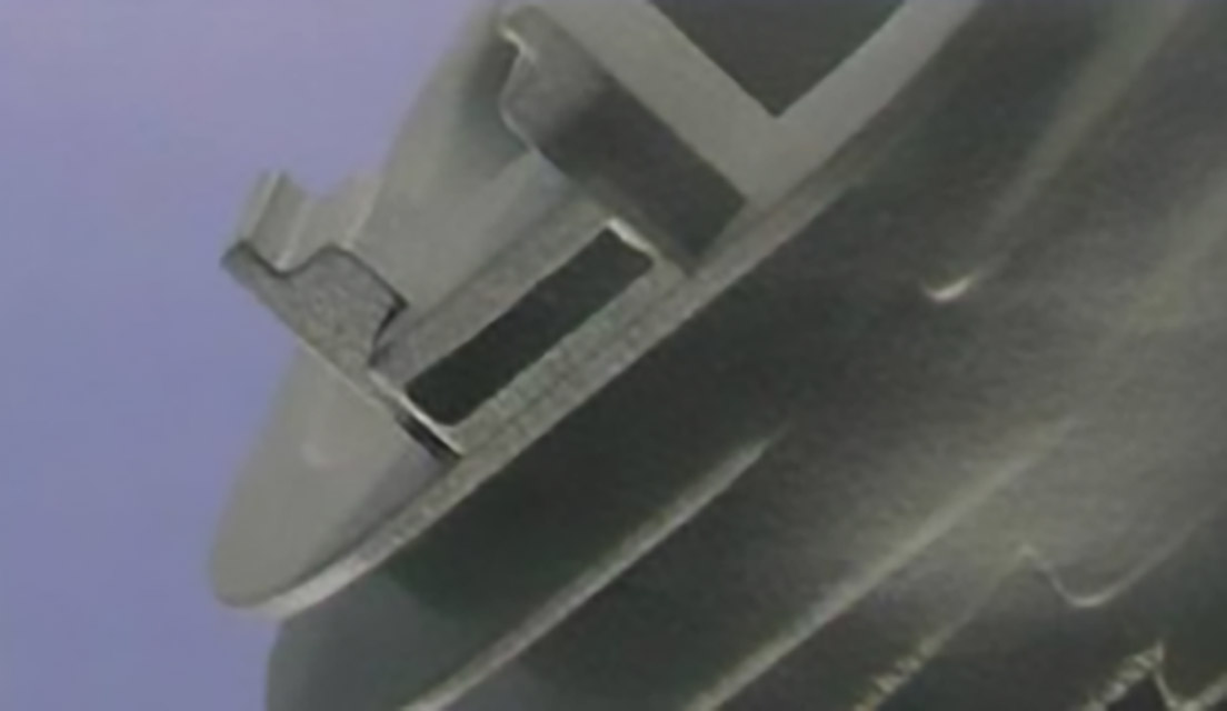 164-走胶不齐：近浇口肋骨处